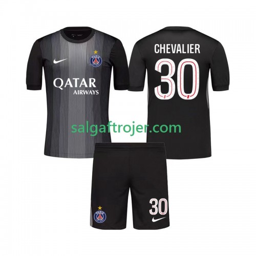 Paris Saint-Germain PSG Lucas Chevalier 30 Fodboldtrøjer Målmand Børn Hjemmebanesæt 2025/26 Kort ærmer Paris Saint-Germain PSG Lucas Chevalier 30 Fodboldtrøjer Målmand Børn Hjemmebanesæt 2025/26 Kort ærmer